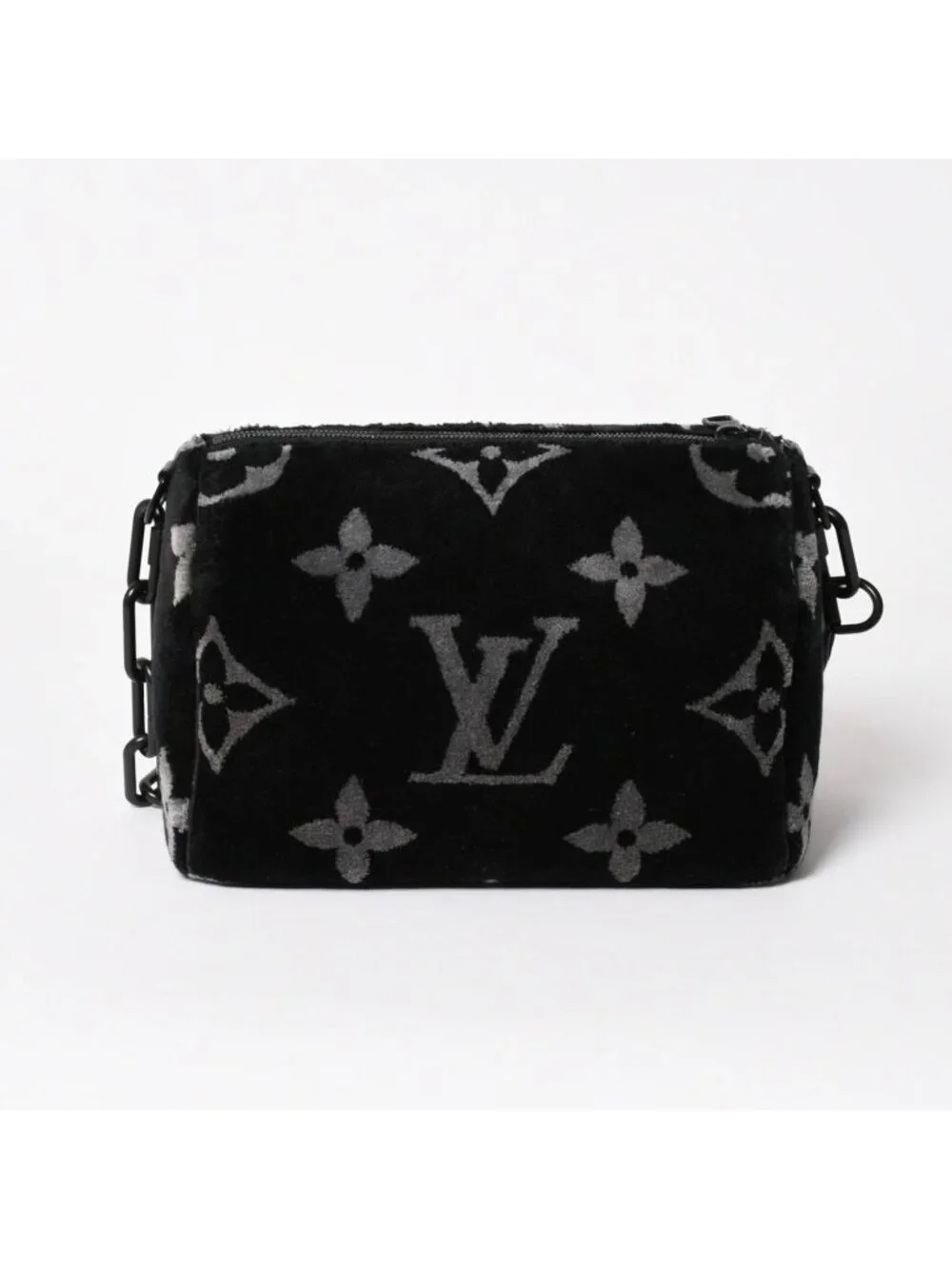 Louis Vuitton Keepall Bandouliere 25 Boston Bag Monogram Eclipse Tuffetage